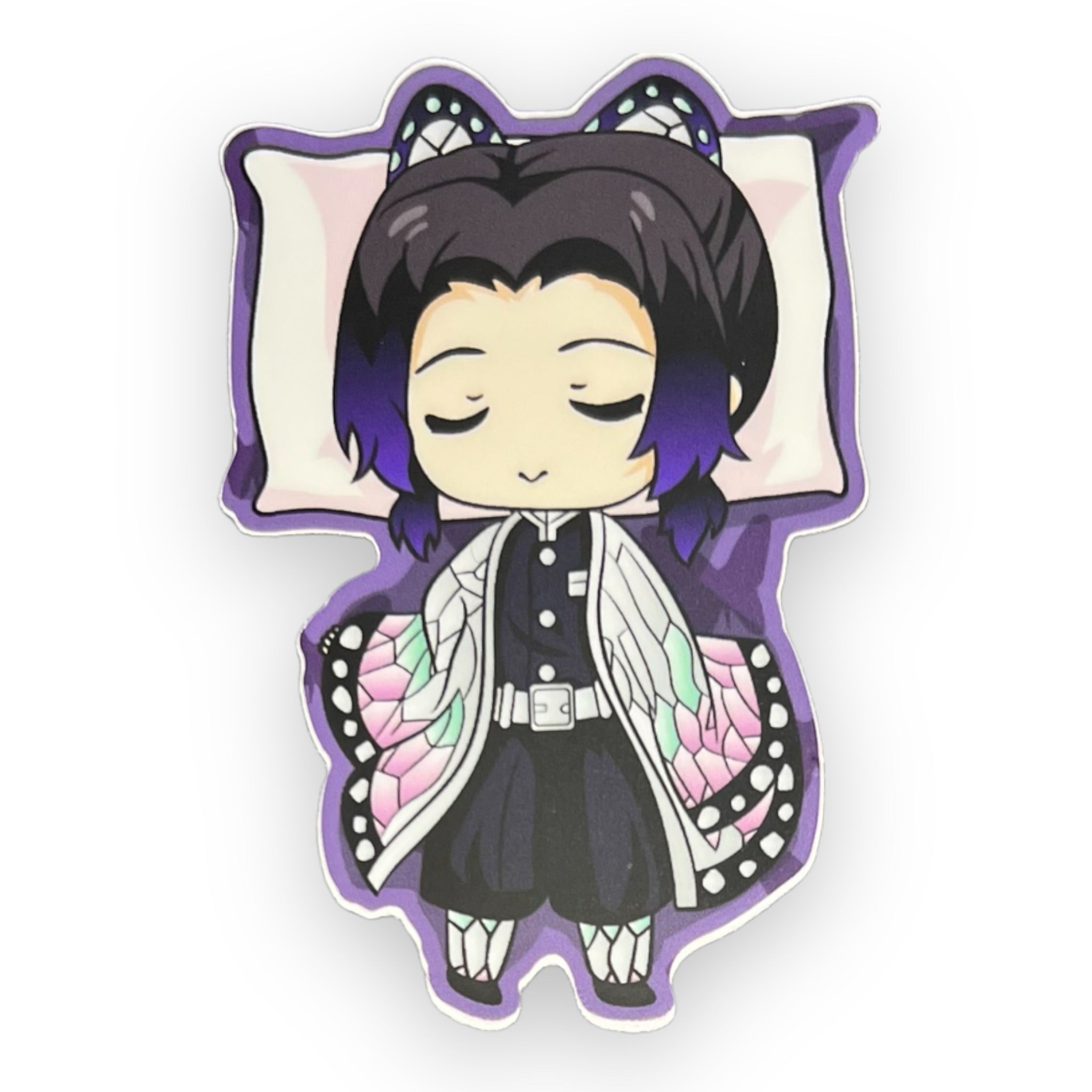 DS Sleeping Butterfly Girl Sticker (#540) - Artistic Flavorz