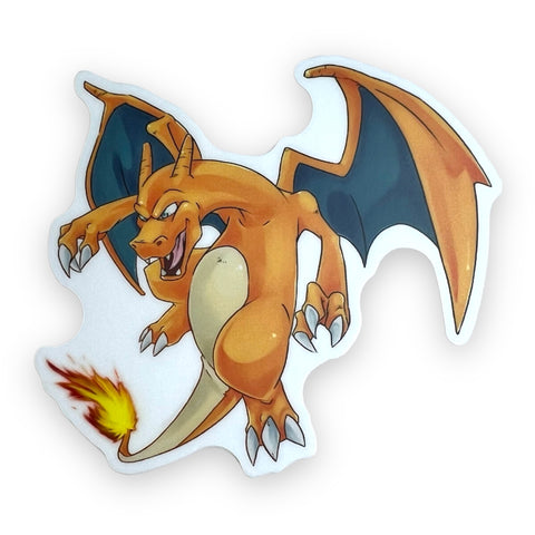 Pocket Monster Fire Dragon Sticker (#750) - Artistic Flavorz