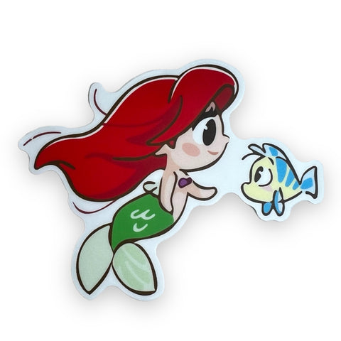 Mermaid Princess Friends Sticker (#595) - Artistic Flavorz