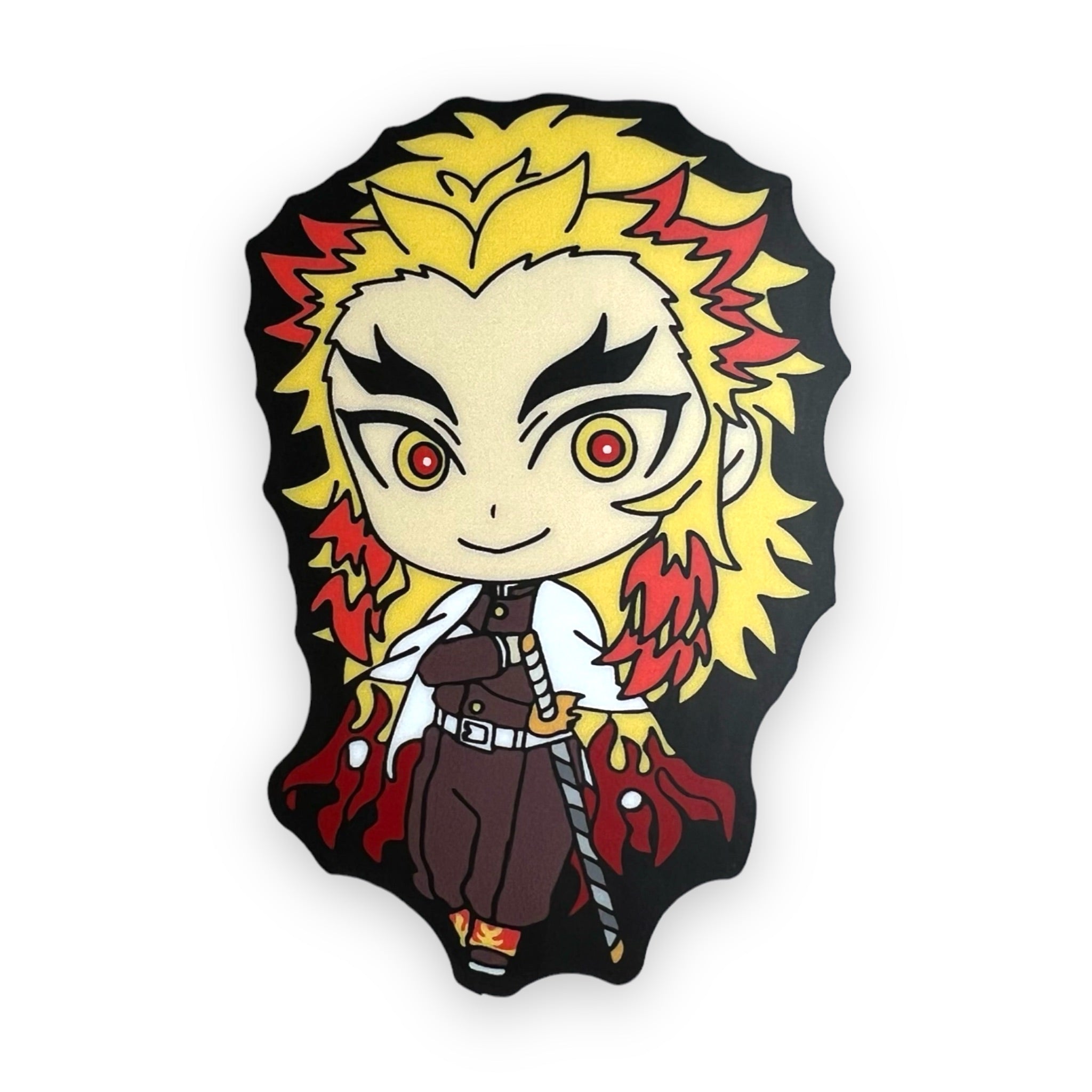 Chibi Fire Guy DS Sticker (#446) - Artistic Flavorz
