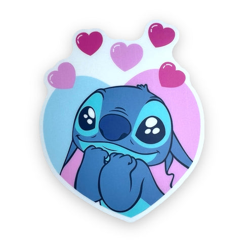 Alien Cuties Hearts Sticker (#734) - Artistic Flavorz