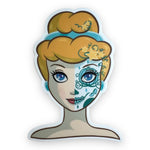 Day of the Dead Glass Slipper Princess Sticker (#621) - Artistic Flavorz
