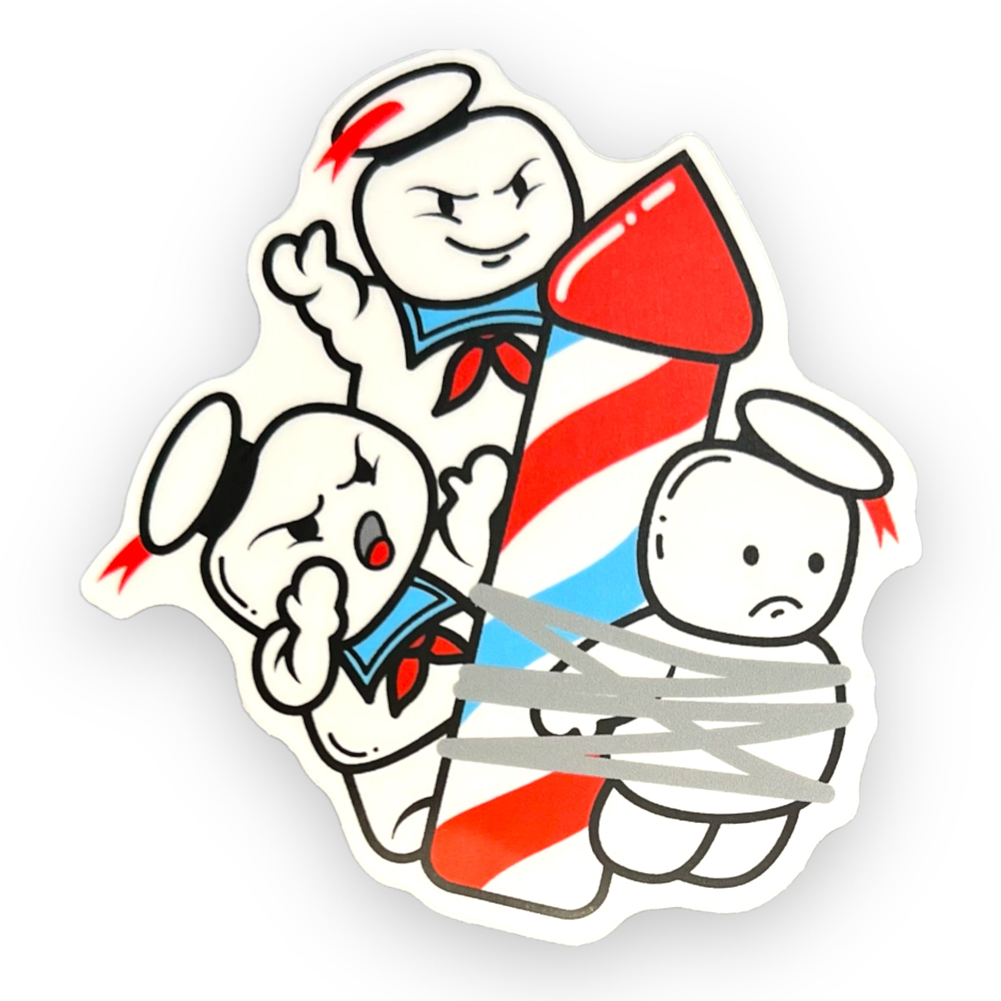 Puffy Rocket Babies Sticker (#531) - Artistic Flavorz