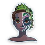 Day of the Dead Bayou Princess Sticker (#627) - Artistic Flavorz
