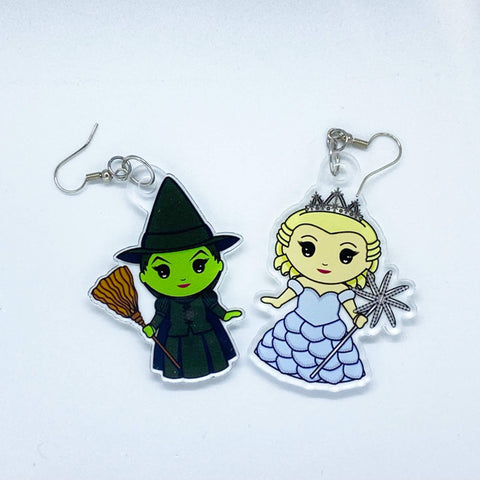 Wickedly Witchy Acrylic Earrings - Artistic Flavorz