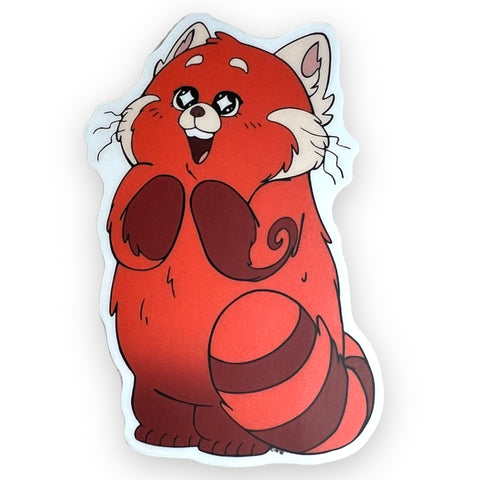 Red Panda Cutie Sticker (#694) - Artistic Flavorz