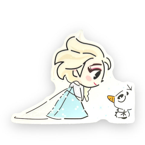 Cold Princess Friends Sticker (#594) - Artistic Flavorz