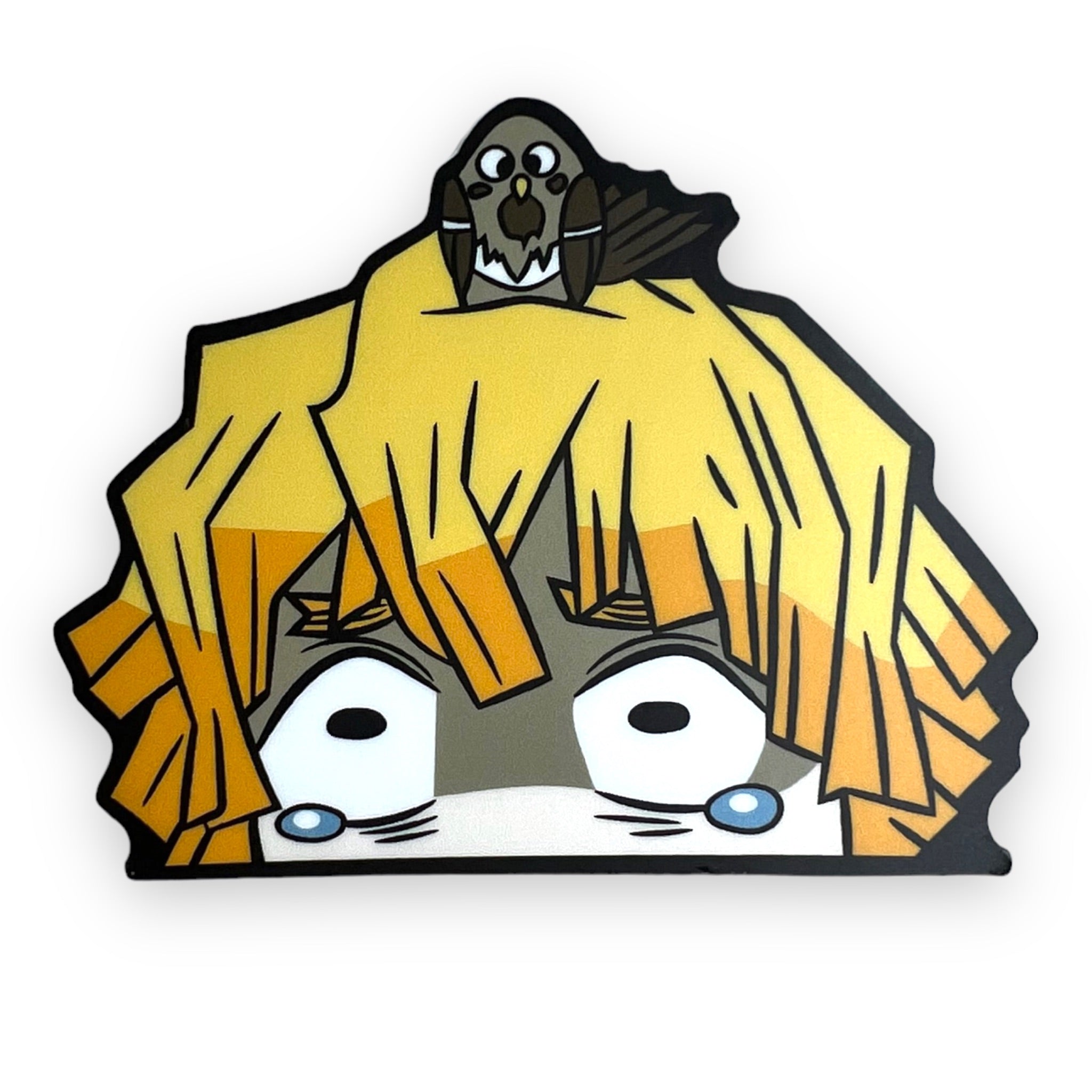 DS Crying Guy Peeker Sticker (#528) - Artistic Flavorz