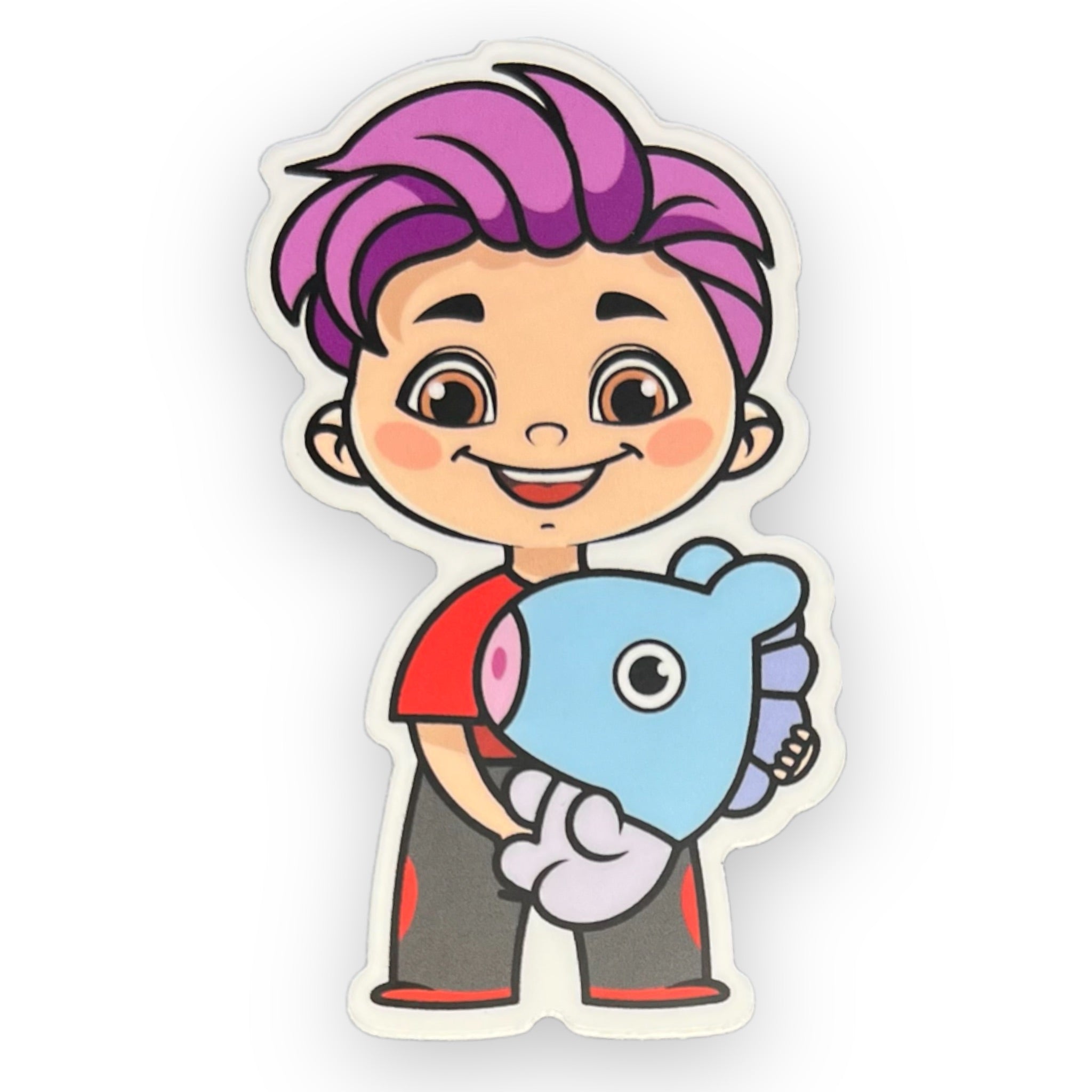 Kpop Boy Band Blue Horse Sticker (#509) - Artistic Flavorz