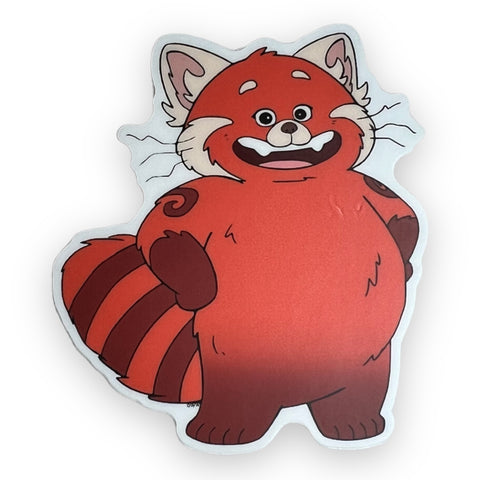 Happy Red Panda Cutie Sticker (#697) - Artistic Flavorz