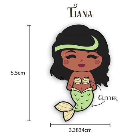 Tiana Mermaid Enamel Pin | Enamel Pin Artistic FlavorzArtistic Flavorz