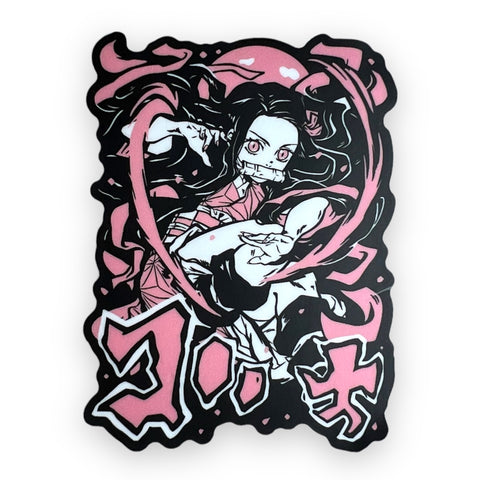 Sister Fighting Poster DS Sticker (#712) - Artistic Flavorz