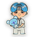 Kpop Boy Band Blue Koala Sticker (#508) - Artistic Flavorz
