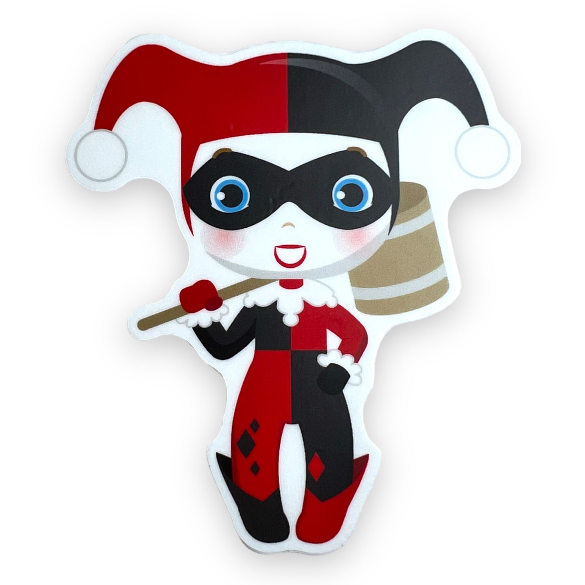 Original Jester with a Mallet Sticker (#381) - Artistic Flavorz