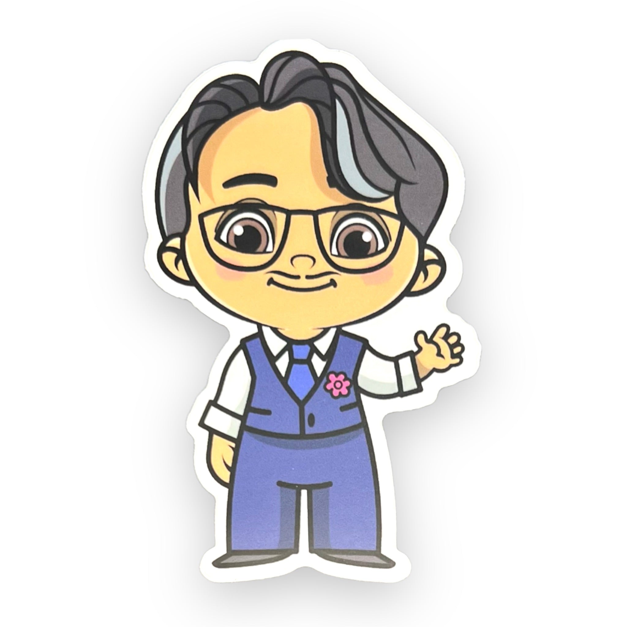 Magical Family Clumsy Dad Sticker (#519) - Artistic Flavorz