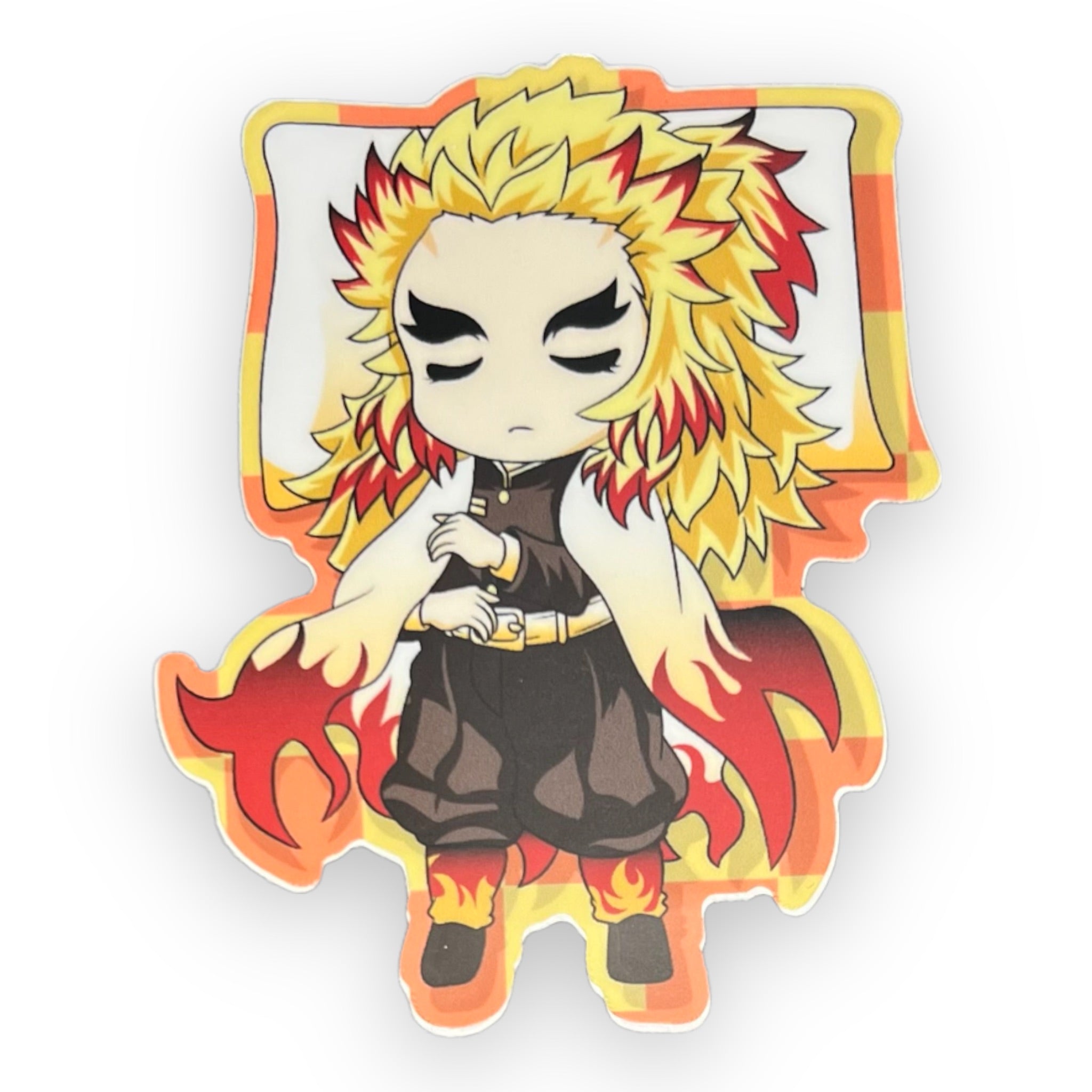 DS Sleeping Fire Guy Sticker (#539) - Artistic Flavorz