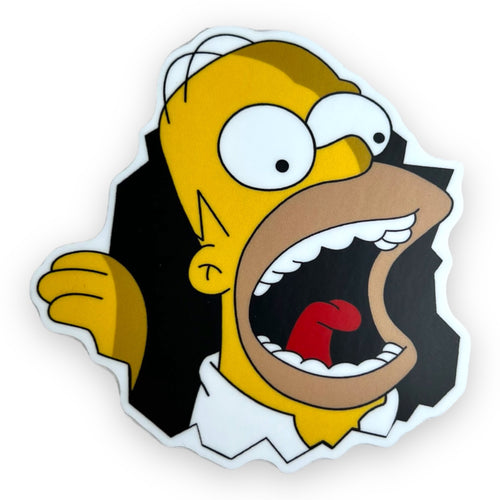 Funny Eating Dad Sticker (#647) - Artistic Flavorz