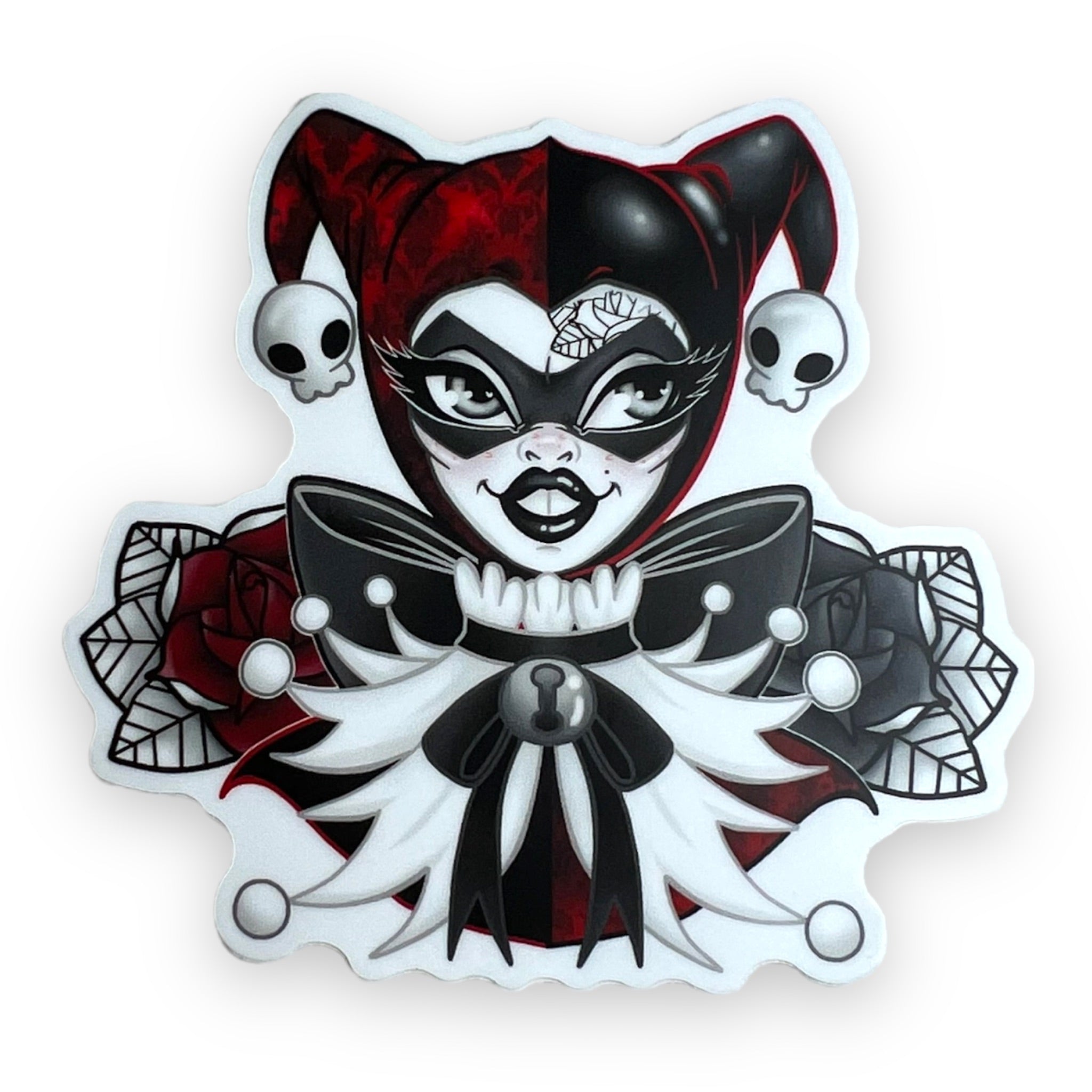 Cool Jester Sticker (#817) - Artistic Flavorz