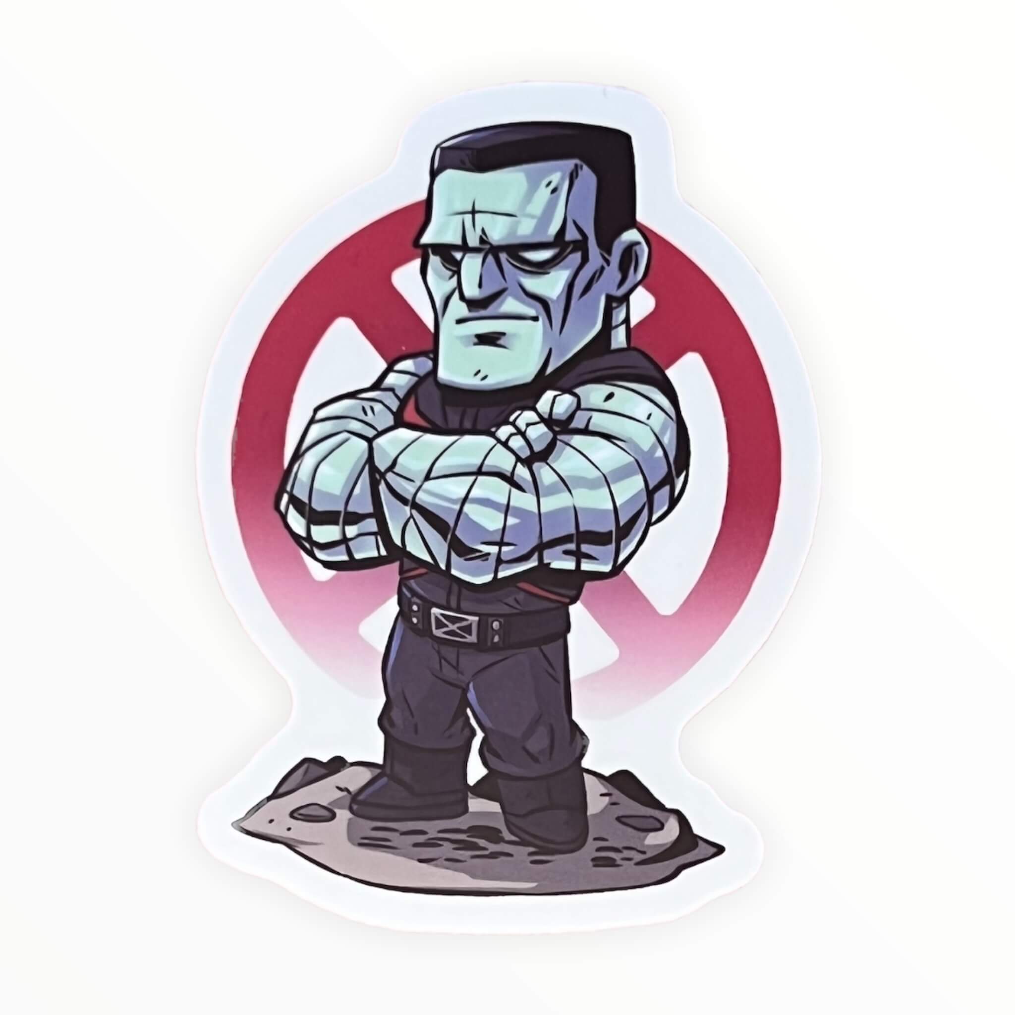 All Metal Guy Sticker (#336) - Artistic Flavorz