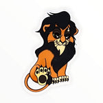 Angry Lion Sticker (#13) - Artistic Flavorz