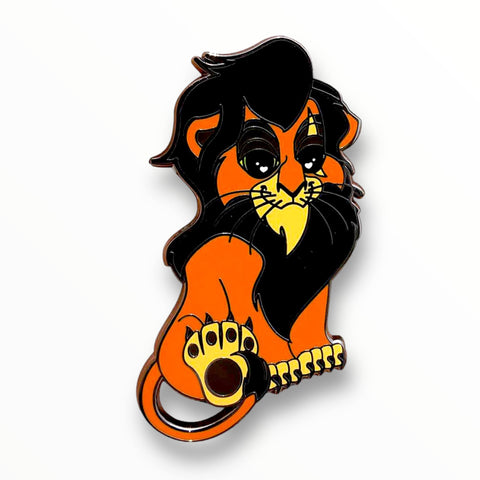 Angry Lion Enamel Pin