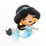 Arabian Princess Mermaid Sticker (#201) - Artistic Flavorz