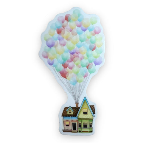 Adventure Balloon House Sticker (#484) - Artistic Flavorz