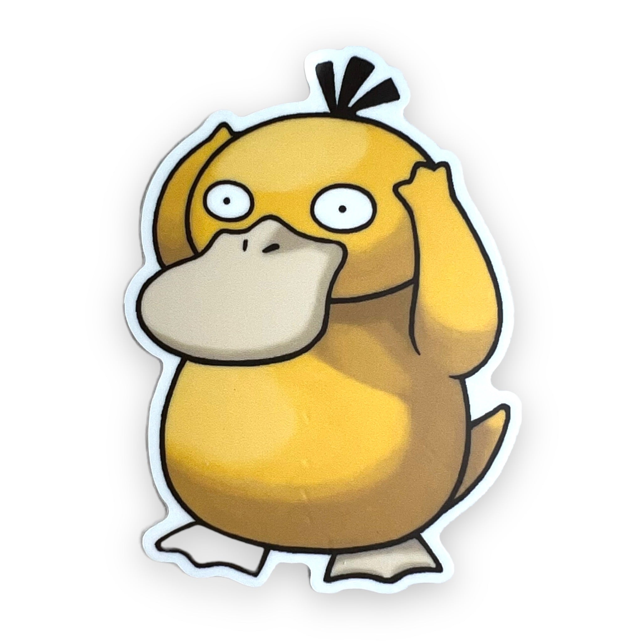 Pocket Monster Crazy Duck Sticker (#752) - Artistic Flavorz