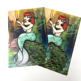 Part of Your World Pinup Mermaid 4x6 Postcard - Oopsie Sale - Artistic Flavorz