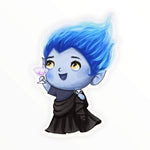 Baby Blue Flame Underlord Sticker (#218) - Artistic Flavorz