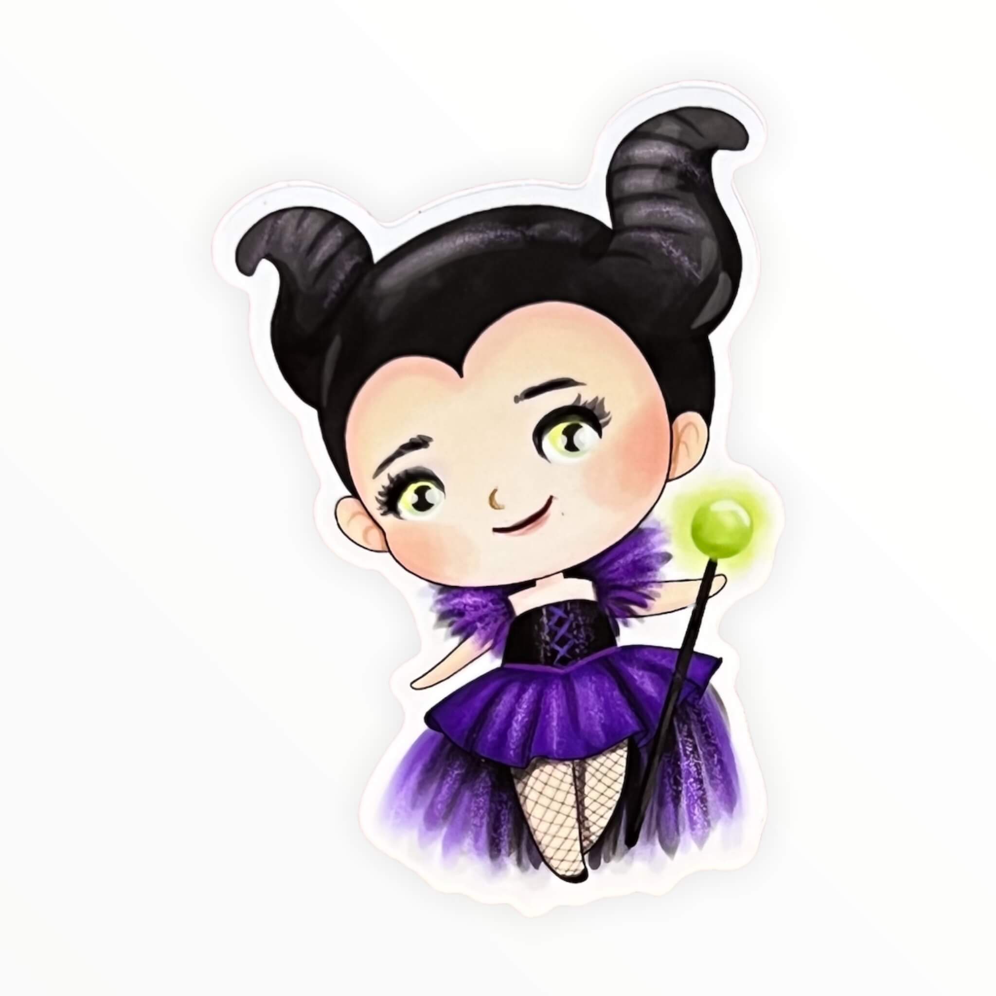 Baby Evil Mistress Sticker (#214) - Artistic Flavorz