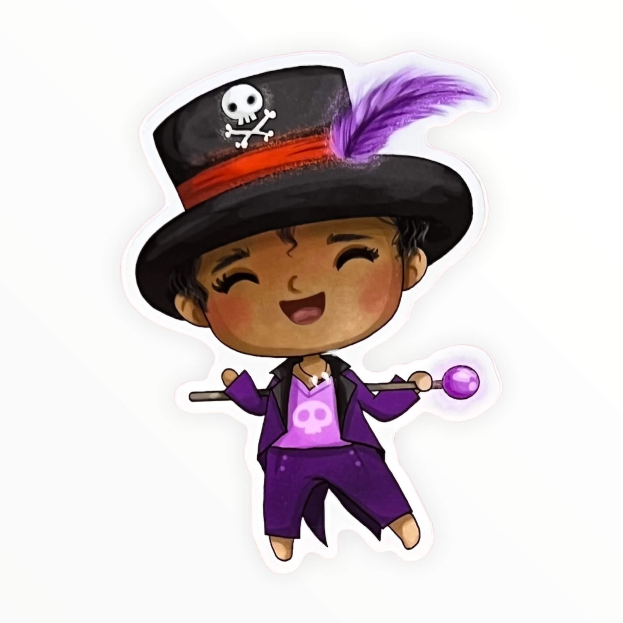 Baby Shadow Man Sticker (#219) - Artistic Flavorz