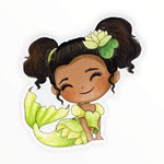 Bayou Princess Mermaid Sticker (#199) - Artistic Flavorz