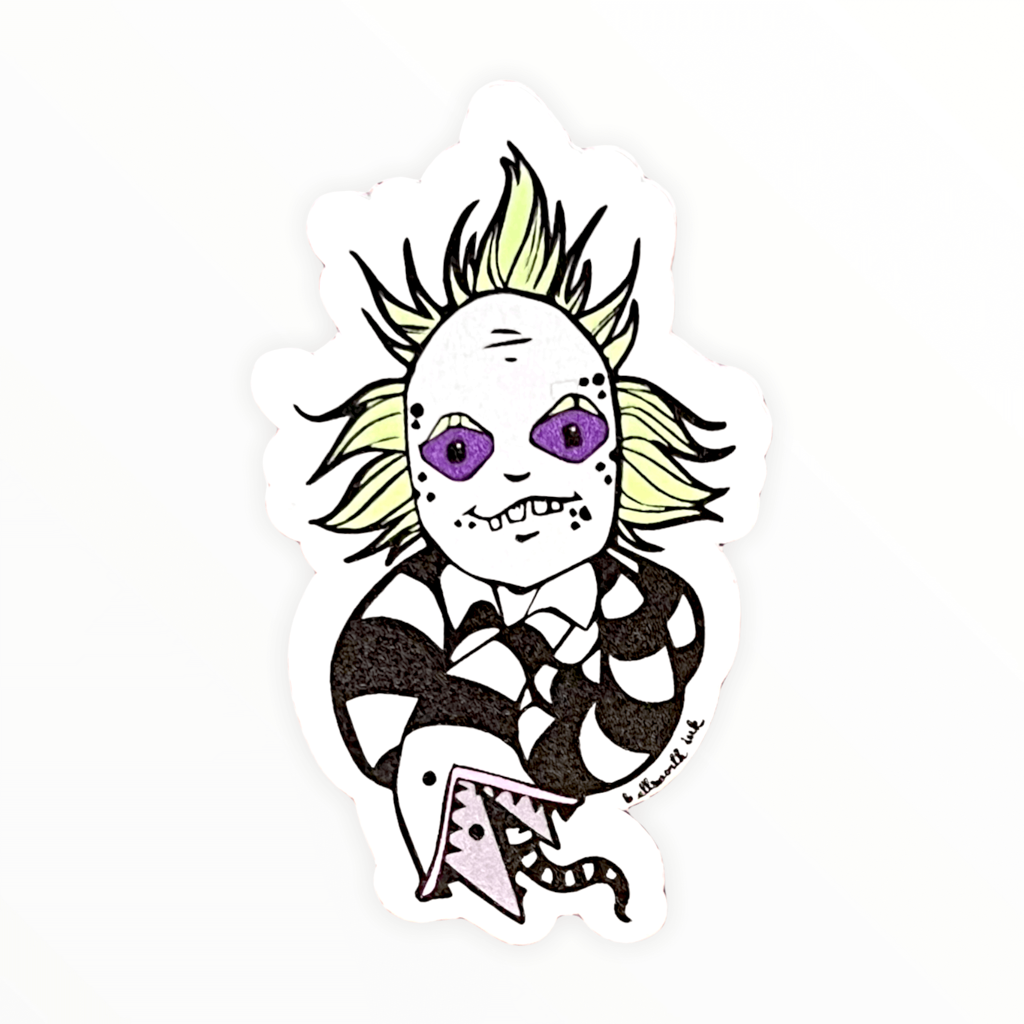 Beetlejuice Sticker (#48) - Artistic Flavorz