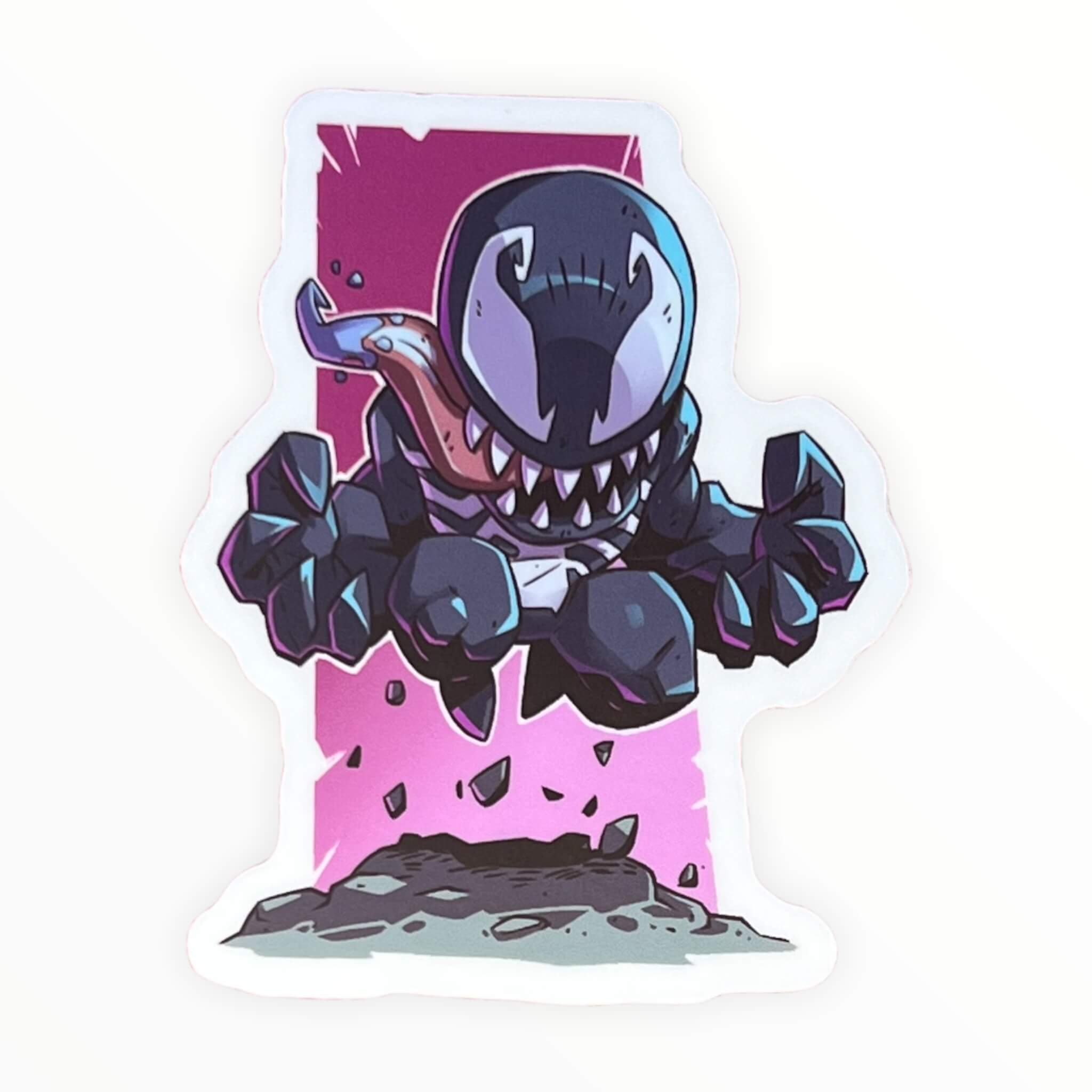 Black Alien Goo Sticker (#345) - Artistic Flavorz