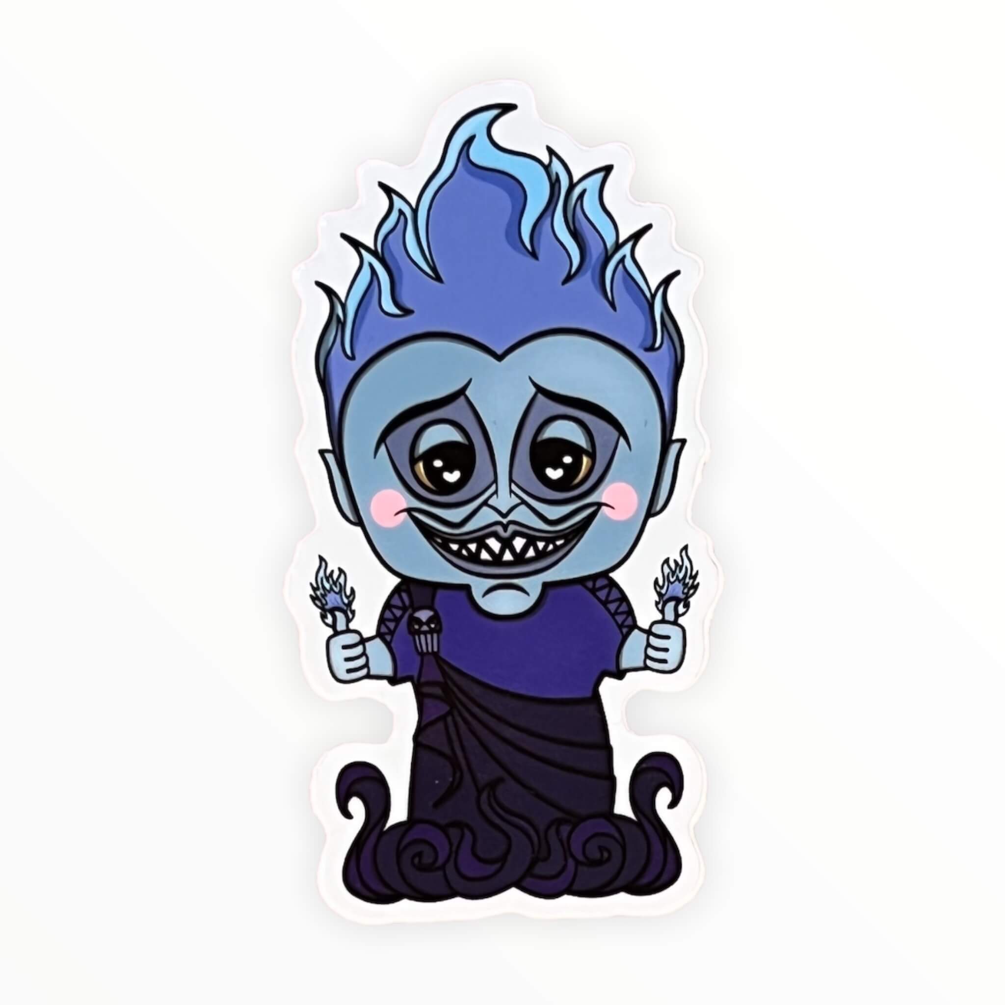 Blue Flame Underlord Sticker (#12) - Artistic Flavorz