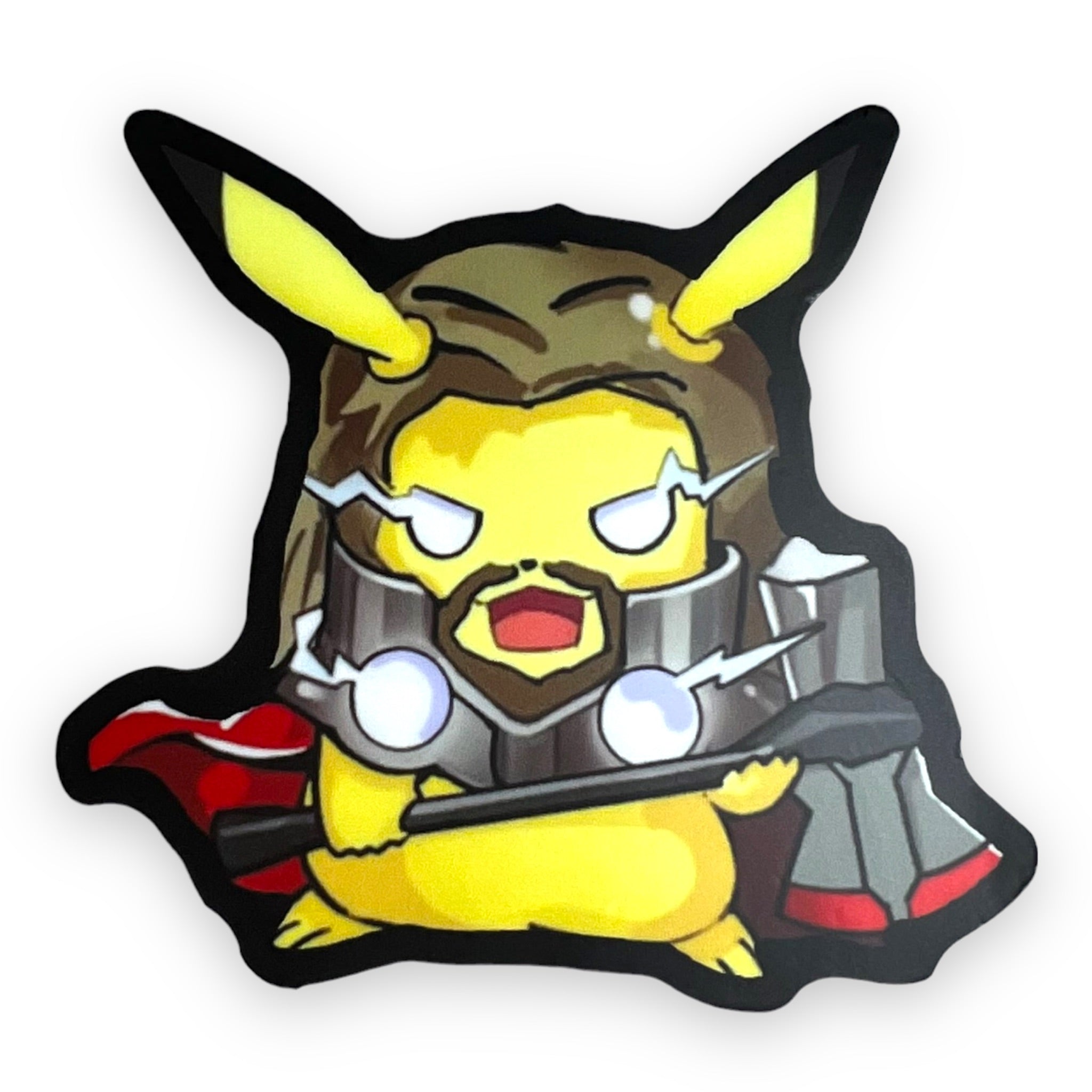 Lightning god Cutie Sticker (#669) - Artistic Flavorz