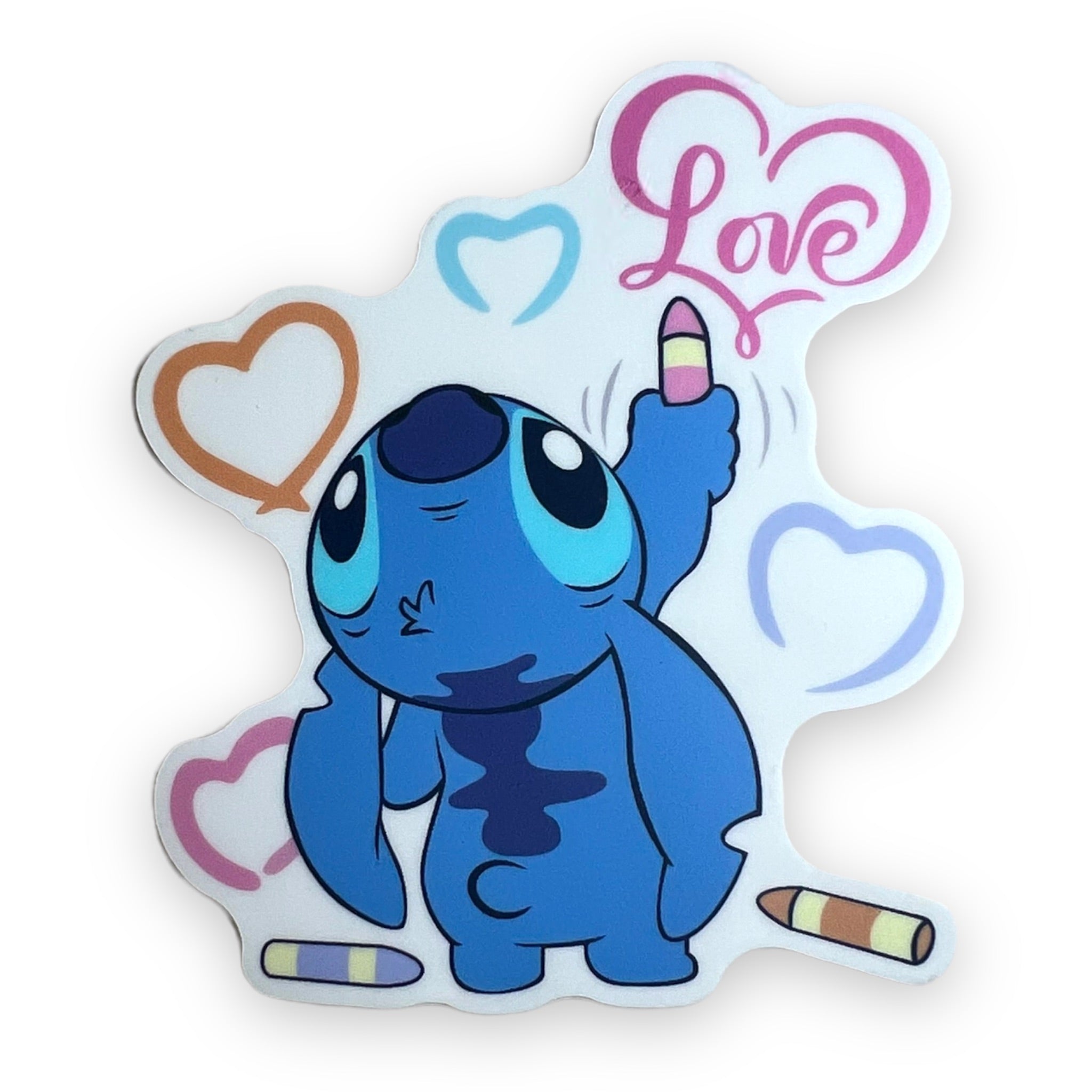 Alien Cutie Love Sticker (#736) - Artistic Flavorz