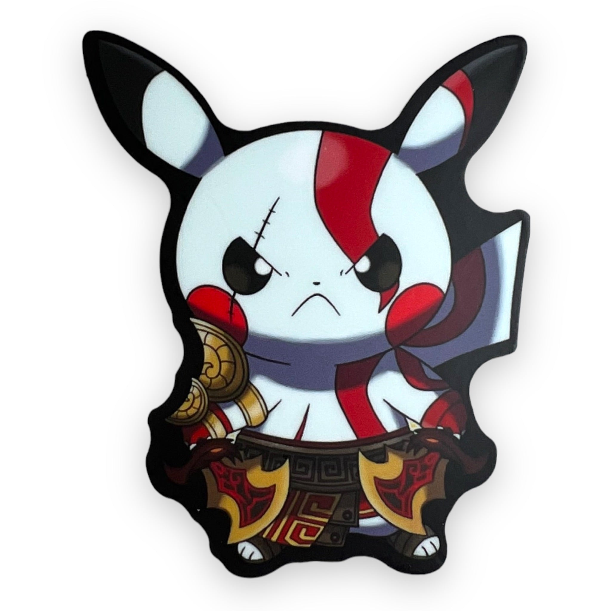 War god Lightning Cutie Sticker (#467) - Artistic Flavorz