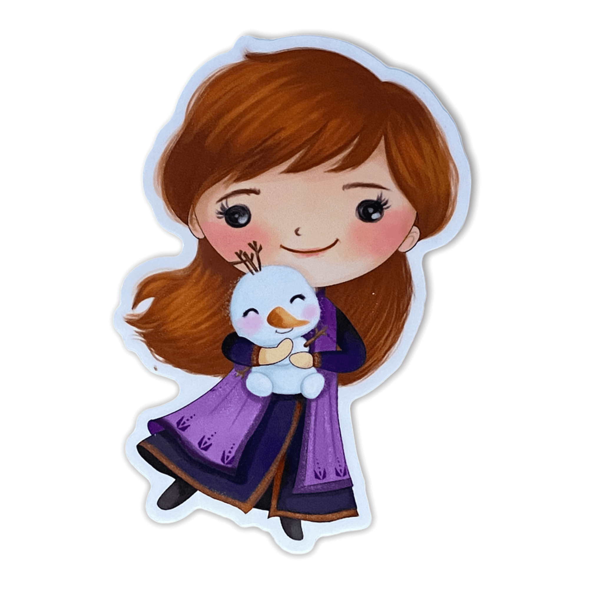 Chibi Cold Princess Sticker (#235) - Artistic Flavorz