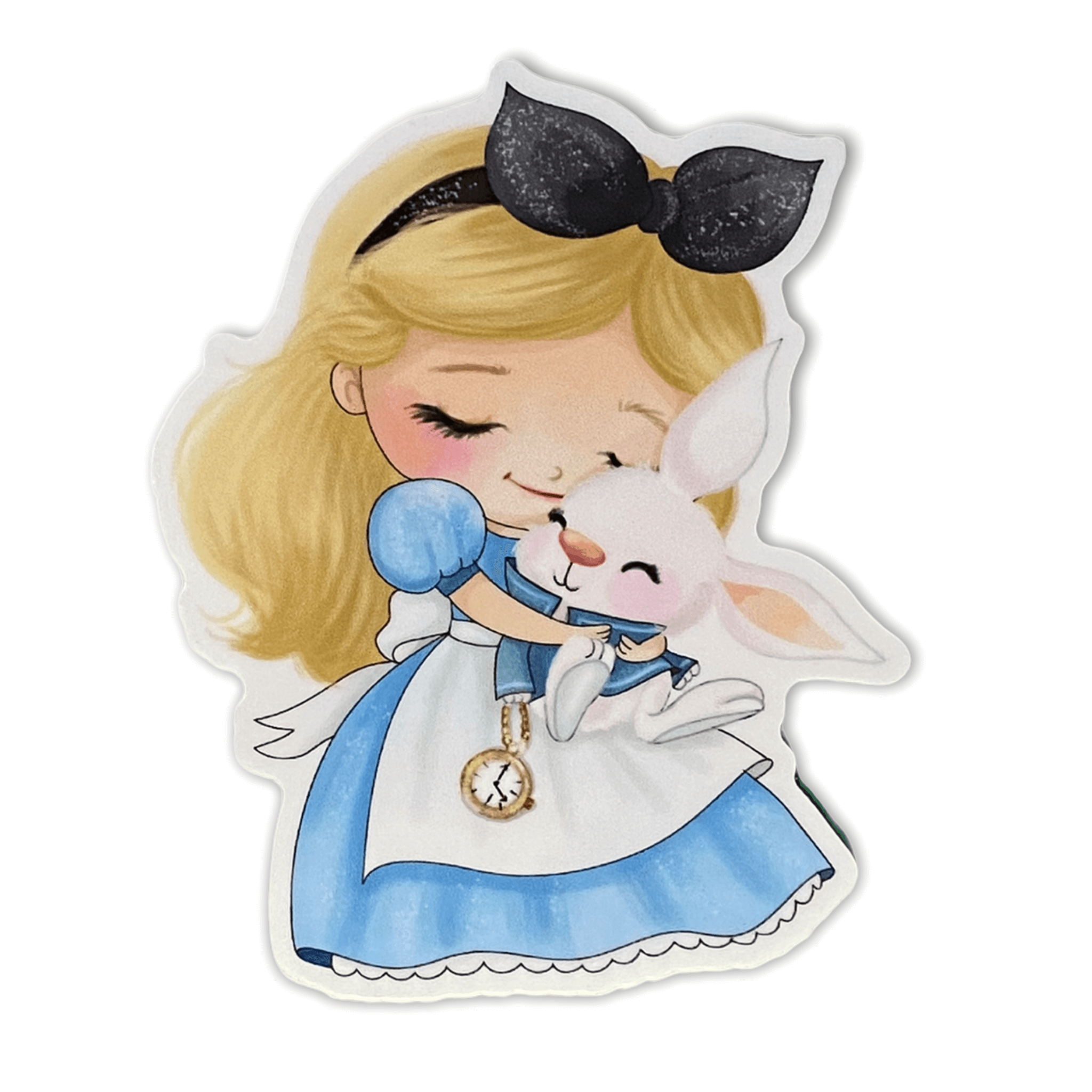 Chibi Curious Girl Sticker (#226) - Artistic Flavorz