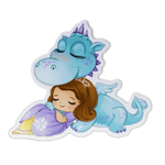 Chibi Dragon Princess Sticker (#243)