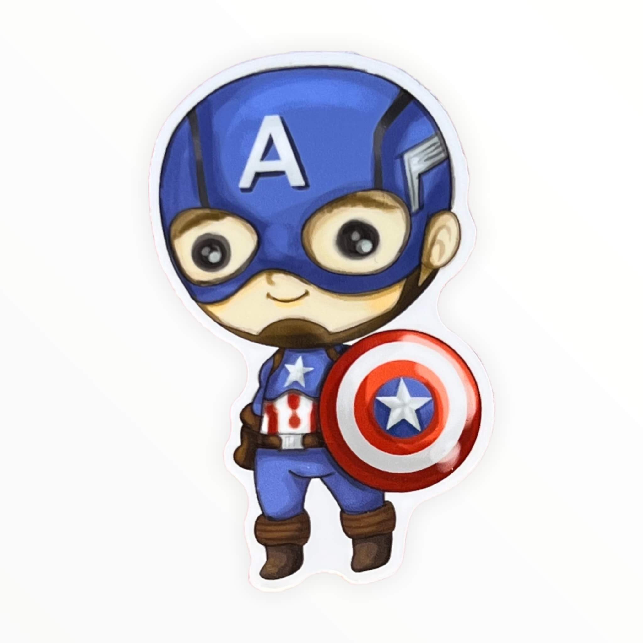 Chibi First Superhero Sticker (#390) - Artistic Flavorz