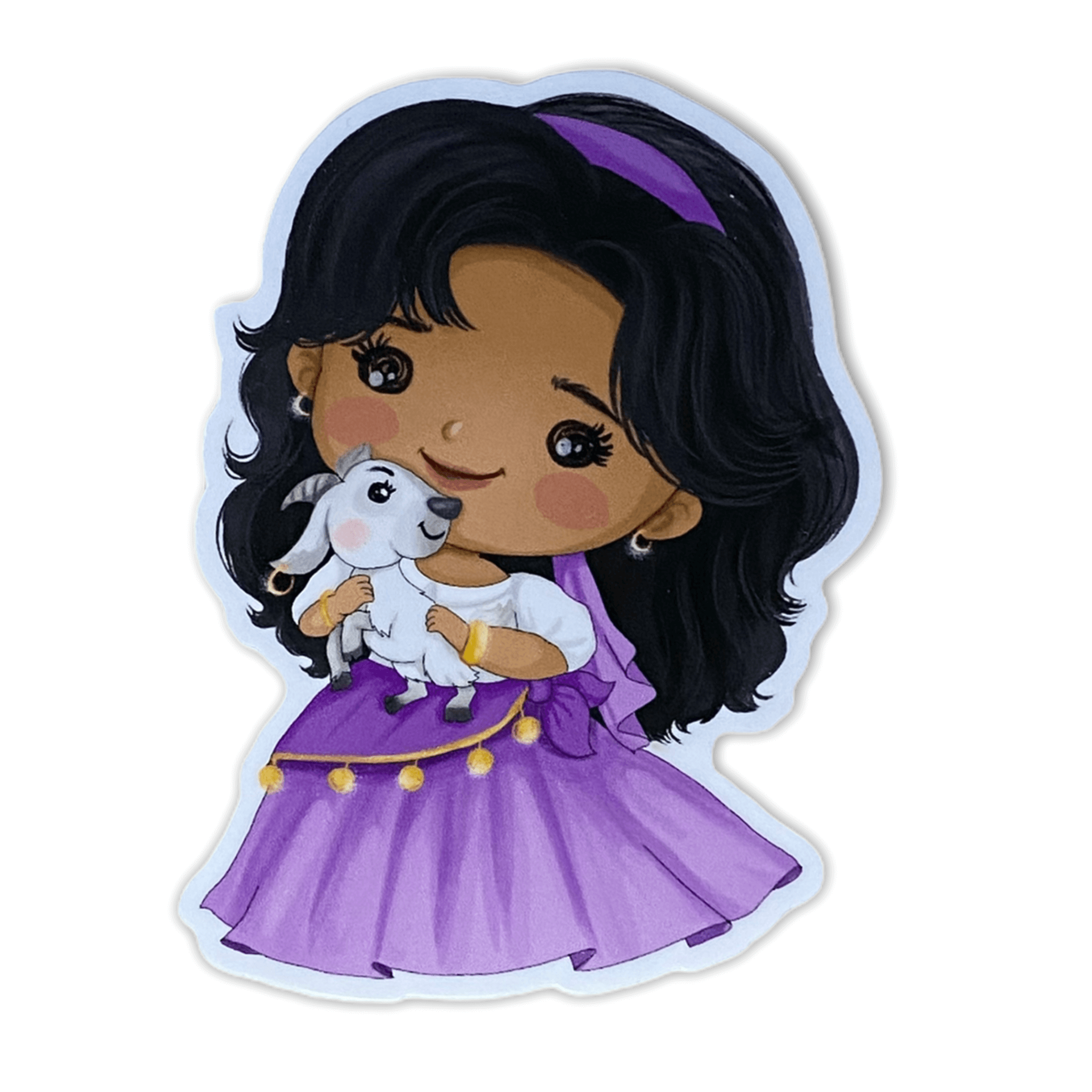 Chibi Gypsy Princess Sticker (#236) - Artistic Flavorz