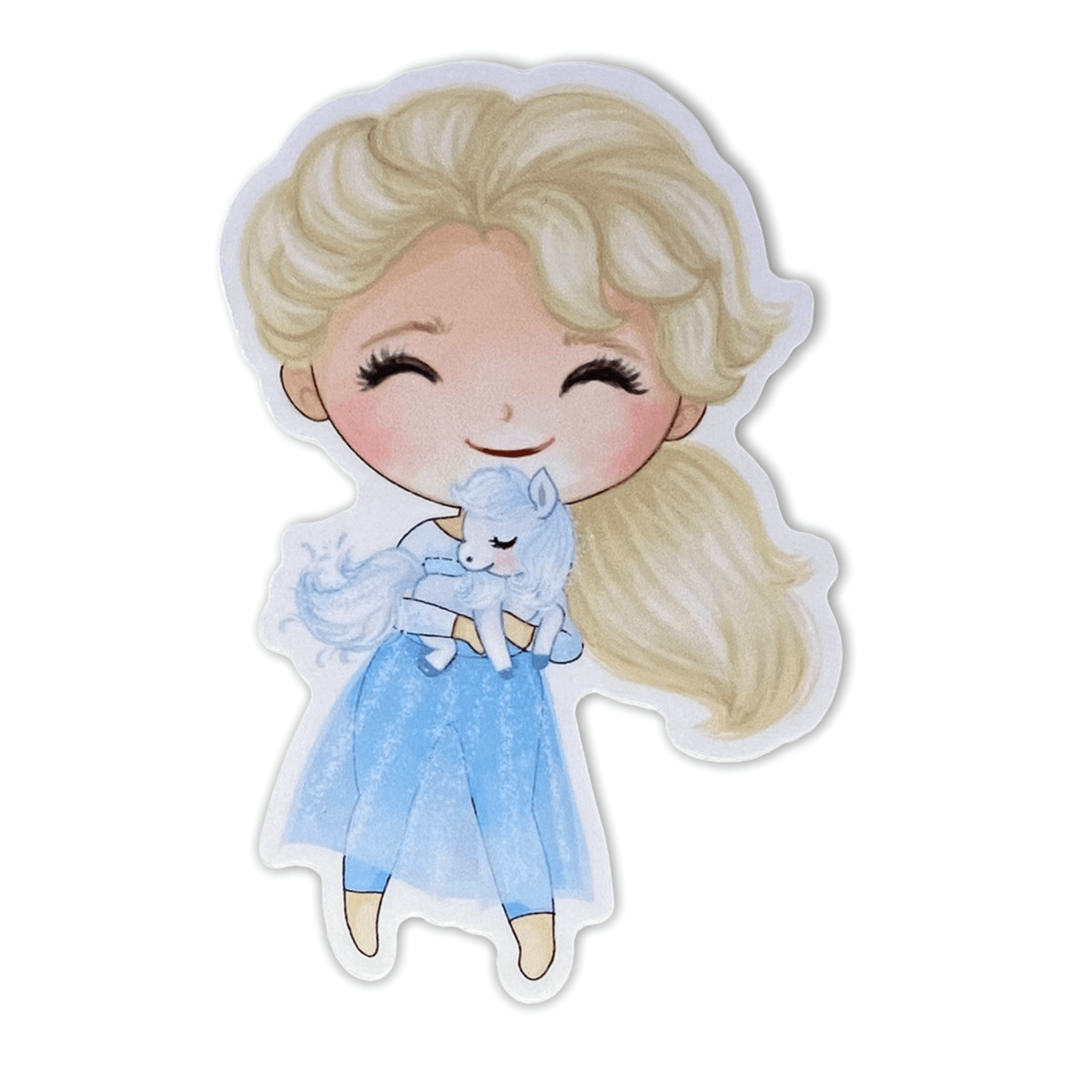 Chibi Ice Queen Sticker (#227) - Artistic Flavorz