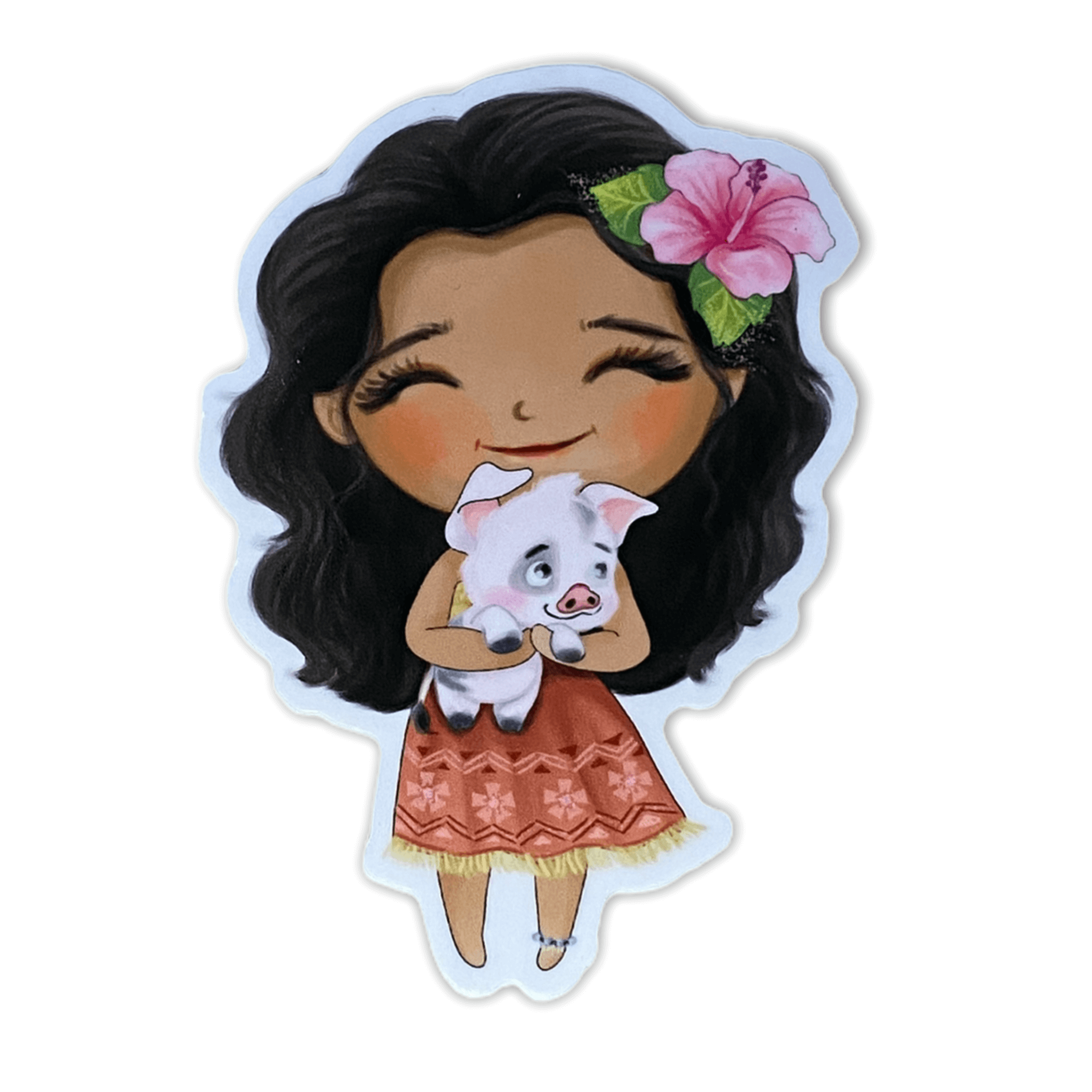 Chibi Islands Princess Sticker (#233) - Artistic Flavorz