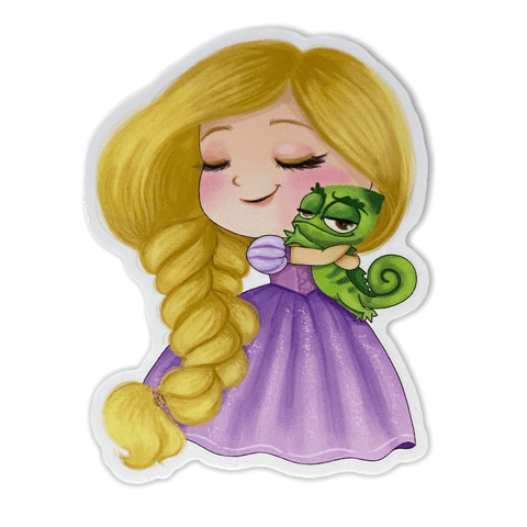 Chibi Lanterns Princess Sticker (#232)
