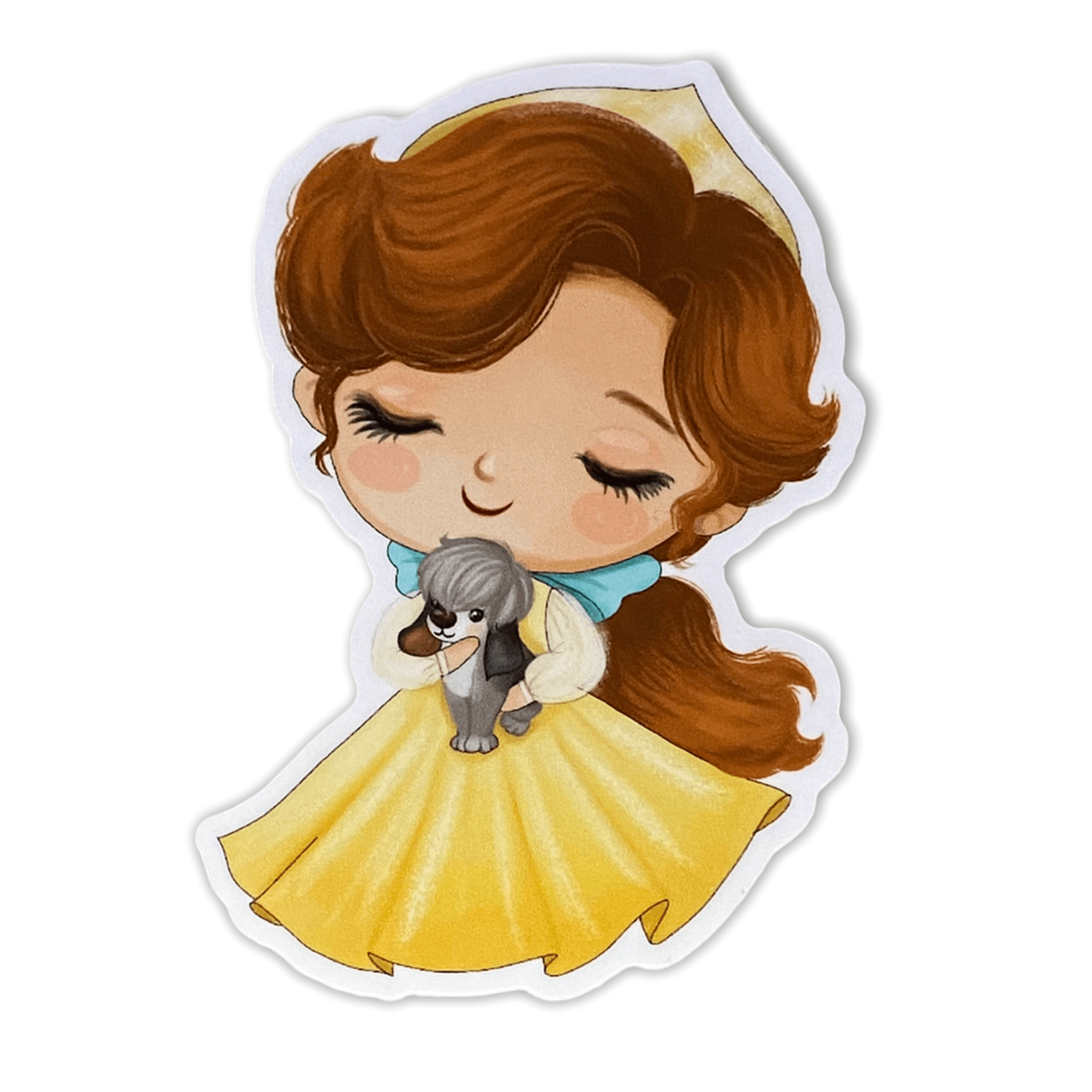 Chibi Lost Princess Sticker (#242) - Artistic Flavorz