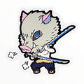 Chibi Pig Face DS Sticker (#443) - Artistic Flavorz