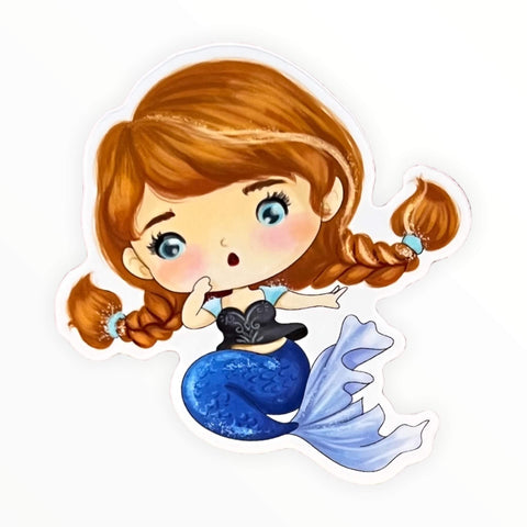 Cold Princess Mermaid Sticker (#203) - Artistic Flavorz
